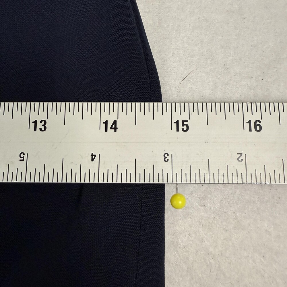 Vintage Y2K JG HOOK Sailor Pants High Rise Nautical Wide Leg Navy Womens 14 - Picture 14 of 16
